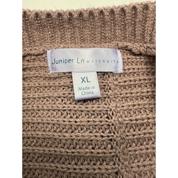 Juniper Ln Maternity Lilac Sweater XL - Picture 3 of 4